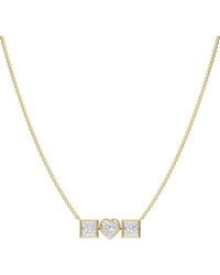 Lab Grown Diamonds - 18K Over 3.75 Ct. Tw. Lab-Grown Diamond Necklace - Lyst