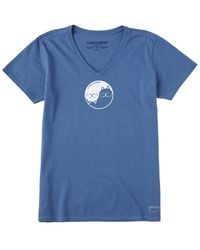 Life Is Good. - Crusher V-Neck T-Shirt - Lyst