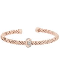 Meshmerise - Mesh 0.25 Ct. Tw. Diamond Bangle Bracelet - Lyst