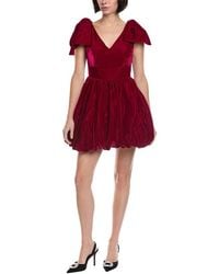 Fate - Velvet Cocktail Dress - Lyst
