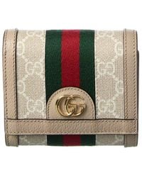 Gucci - Ophidia Gg Supreme Canvas & Leather Coin Purse - Lyst