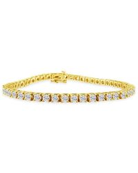 Forever Creations Signature - Forever Creations 14K 3.00 Ct. Tw. Diamond Tennis Bracelet - Lyst