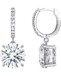Lab Grown Diamonds - 14K 3.50 Ct. Tw. Lab-Grown Diamond Earrings - Lyst