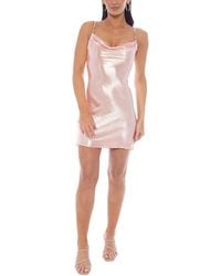 Jump Apparel - Solid Mini Dress - Lyst