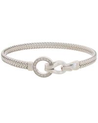 Meshmerise - 18K Rose Vermeil 0.15 Ct. Tw. Diamond Mesh Bangle - Lyst