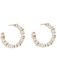 Saachi - Beaded Crystal Hoop Earrings - Lyst