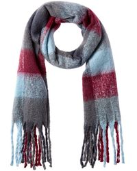 La Fiorentina - Plush Fringe Scarf - Lyst