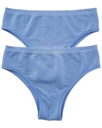 BAM - Set Of 2 Seamless Waffle Bikini Brief - Lyst