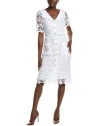 Nanette Lepore - Lace Midi Dress - Lyst