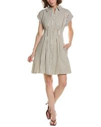 Julia Jordan - Stripe Seersucker Woven Mini Dress - Lyst