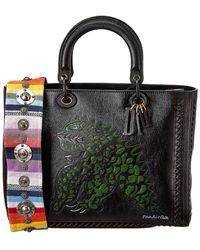 Dior Leather Tote - Black