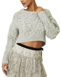 LoveShackFancy - Galiona Alpaca & Wool-Blend Sweater - Lyst