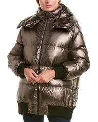 Moncler Down Coat - Metallic