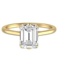 Lab Grown Diamonds - 14K 2.00 Ct. Tw. Lab-Grown Diamond Classic Lotus Ring - Lyst