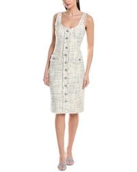 L'Agence - Aya Midi Dress - Lyst