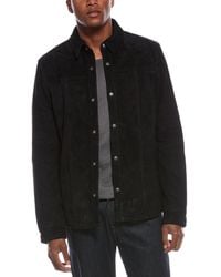 John Varvatos - Wil Suede Shirt Jacket - Lyst