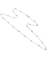Gemstones - 3.20 Ct. Tw. Diamond & Topaz Necklace - Lyst