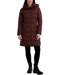 Kenneth Cole - Long Puffer Jacket - Lyst