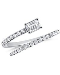 Sabrina Designs - 14k 0.61 Ct. Tw. Diamond & Emerald Wrap Ring - Lyst