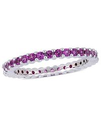 Diamond Select Cuts - 14K 1.70 Ct. Tw. Rhodolite Eternity Ring - Lyst