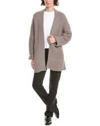 Forte - Luxe Garter Stitch Cashmere Cardigan - Lyst