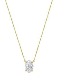 Diana M. Jewels - Diana M. 14K 10.00 Ct. Tw. Lab-Grown Diamond Pendant Necklace - Lyst