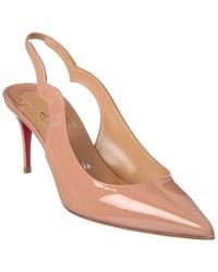 Christian Louboutin - Hot Chick Sling 70 Patent Slingback Pump - Lyst