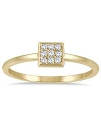 True Diamond - 14K 0.09 Ct. Tw. Diamond Ring - Lyst