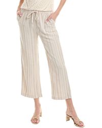Splendid - Angie Stripe Linen-blend Pant - Lyst