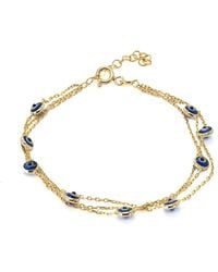 Ebru Jewelry - Protection & Luck Chain Bracelet - Lyst