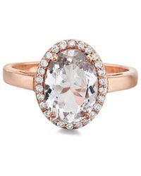 Forever Creations USA Inc. - Forever Creations 14K Rose 0.19 Ct. Tw. Diamond Ring - Lyst