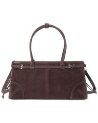 Tiffany & Fred Paris - Suede & Leather Top Handle Tote - Lyst
