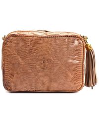 Chanel - Quilted Lizard Leather Camera Bag (Authentic Pre-Owned) - Lyst