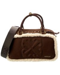 Off-White c/o Virgil Abloh - All Day Suede Satchel - Lyst