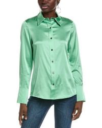 Ramy Brook - Victoria Silk-Blend Blouse - Lyst