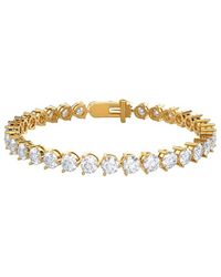 Lab Grown Diamonds - 14K 10.00 Ct. Tw. Lab-Grown Diamond Tennis Bracelet - Lyst