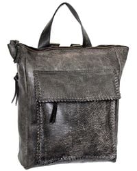 Nino Bossi Grand Aviator Leather Backpack in Purple | Lyst UK