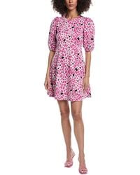 tyler boe - Fran Jacquard Mini Dress - Lyst