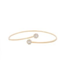 Maitre De Diamant - 18K 0.41 Ct. Tw. Diamond Overlap Ball Cuff Bracelet - Lyst