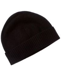 Vince - Boiled Reverse Jersey Cuffed Cashmere Hat - Lyst