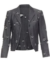 Miu Miu - 2009 Crop Blazer Jacket, Size It (Authentic Pre-Loved) - Lyst