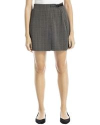 Max Studio - Double Knit Faux Wrap Short Skirt - Lyst