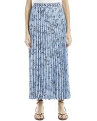 Max Studio - Pleated Maxi Skirt - Lyst
