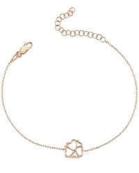 Amorium - 18K Rose Vermeil Cz Mini Lily Bracelet - Lyst