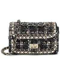 Tiffany & Fred Paris - Tweed & Leather Crossbody - Lyst