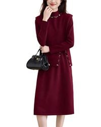 Tedora - 2Pc Vest & Dress Set - Lyst