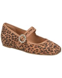 Söfft - Peyton Suede Mary Jane Flat - Lyst