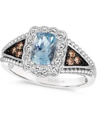 Le Vian - Sea Aquamarine 14K 1.04 Ct. Tw. Diamond & Aquamarine Ring - Lyst