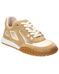 Dior - Tech Suede & Leather Sneaker - Lyst