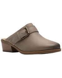 Clarks - Danyelle Mist Leather Mule - Lyst